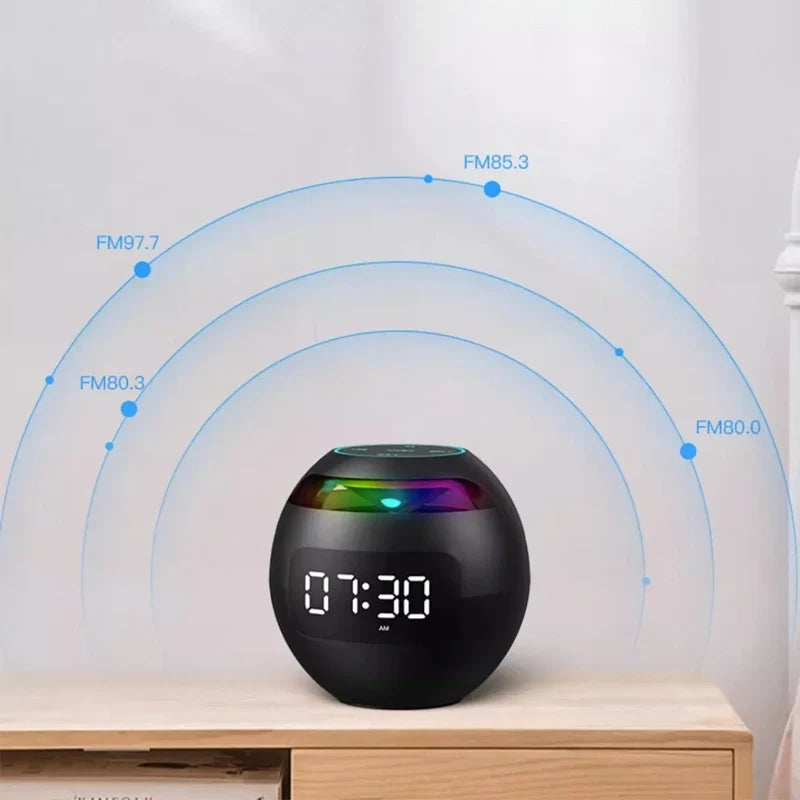 Radio réveil connecté avec fonction lumineuse